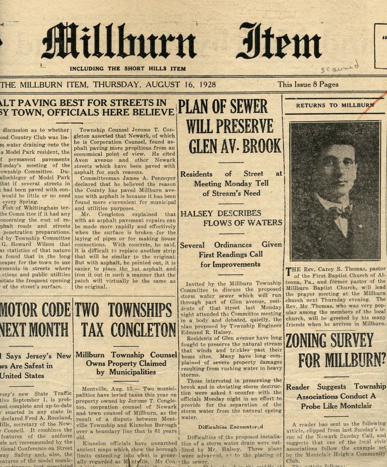          Item Newspaper, August 16,1928 picture number 1
   