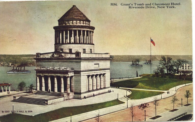          Grant's Tomb: Grant's Tomb and Claremont Hotel, 1914 picture number 1
   