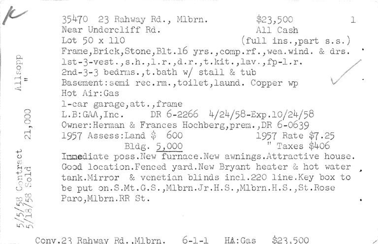          23-RAHWAY-ROAD picture number 1
   