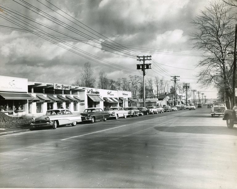          Millburn Avenue Looking East, 1956 picture number 1
   