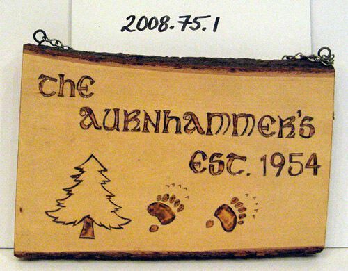          House Sign: Aurnhammer, Est. 1954 picture number 1
   