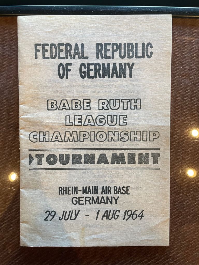 Joy: Babe Ruth League Championship Baseball Tournament Flyer, 1964 picture number 1