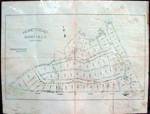          Crescent Place Map: Map of Former Hartshorn Estate 