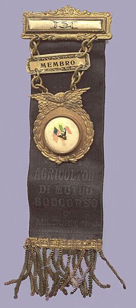          Medal: Mutual Aid Society of Agriculturalists, Italian Fraternal Medal, c. 1900 picture number 1
   