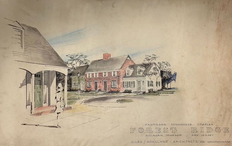          Forest Ridge Townhouses: Architectural Rendering for Forest Ridge Apartment Complex, 1970s picture number 1
   