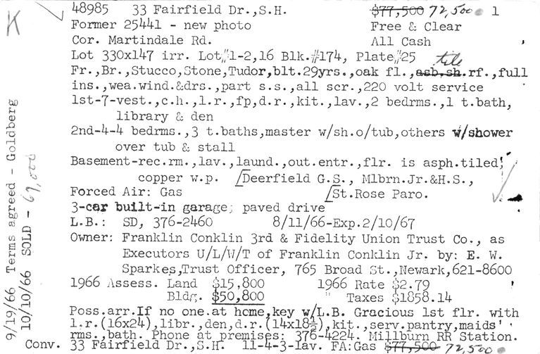          33 Fairfield Drive, Short Hills, 1036 picture number 1
   