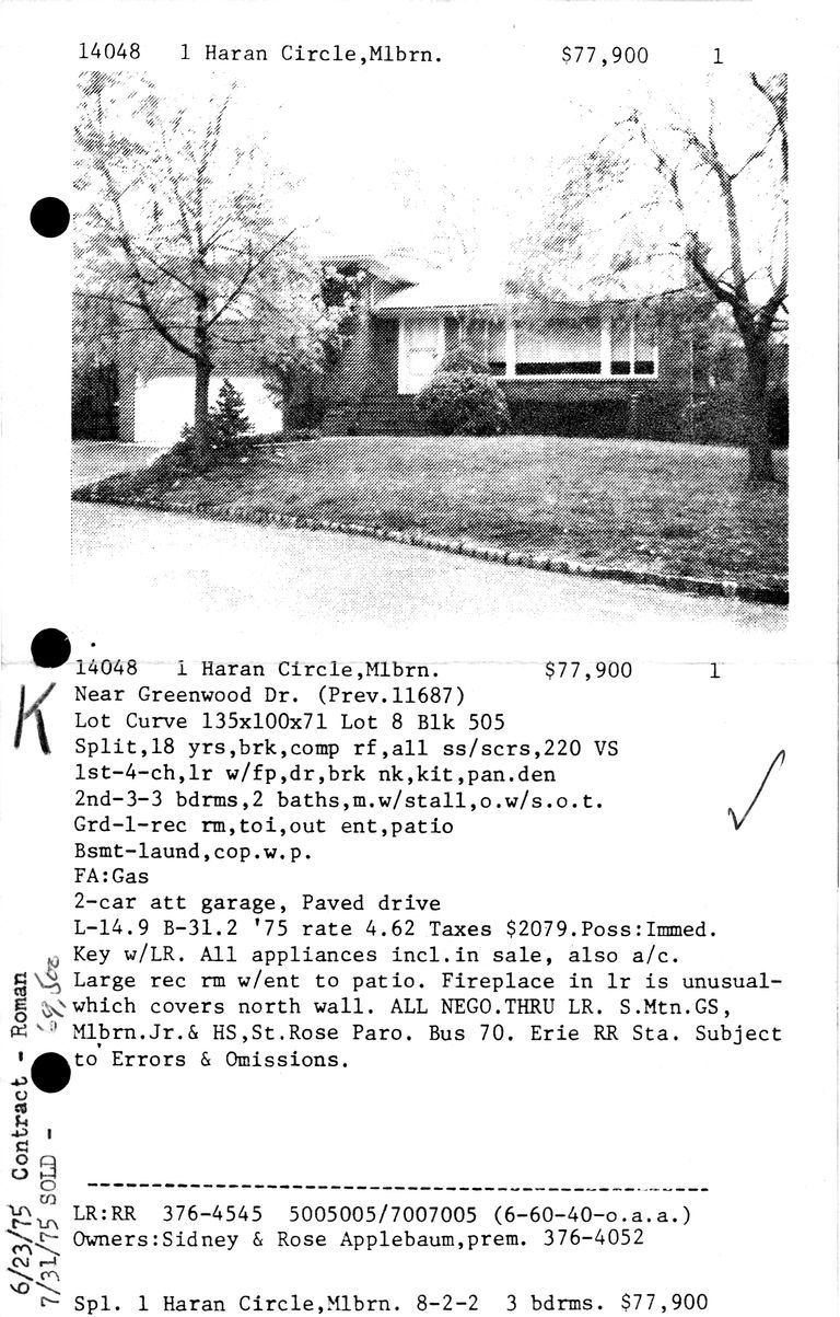          1 HARAN CIRCLE picture number 1
   