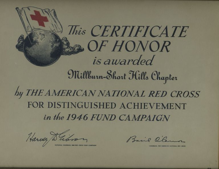          Red Cross: Certificate 1946 picture number 1
   