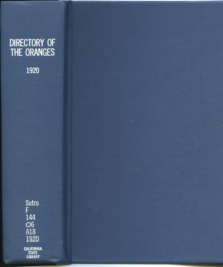          Price & Lee Directory of the Oranges, 1920 picture number 1
   