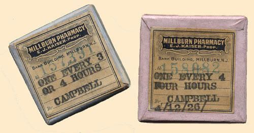          Four boxes-dated 1926
   