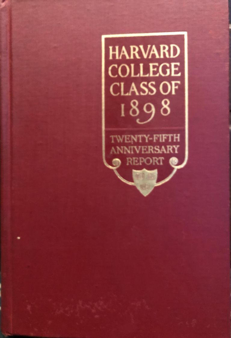          Hartshorn: Harvard Class of 1898, 25th Anniversary, 1923 picture number 1
   