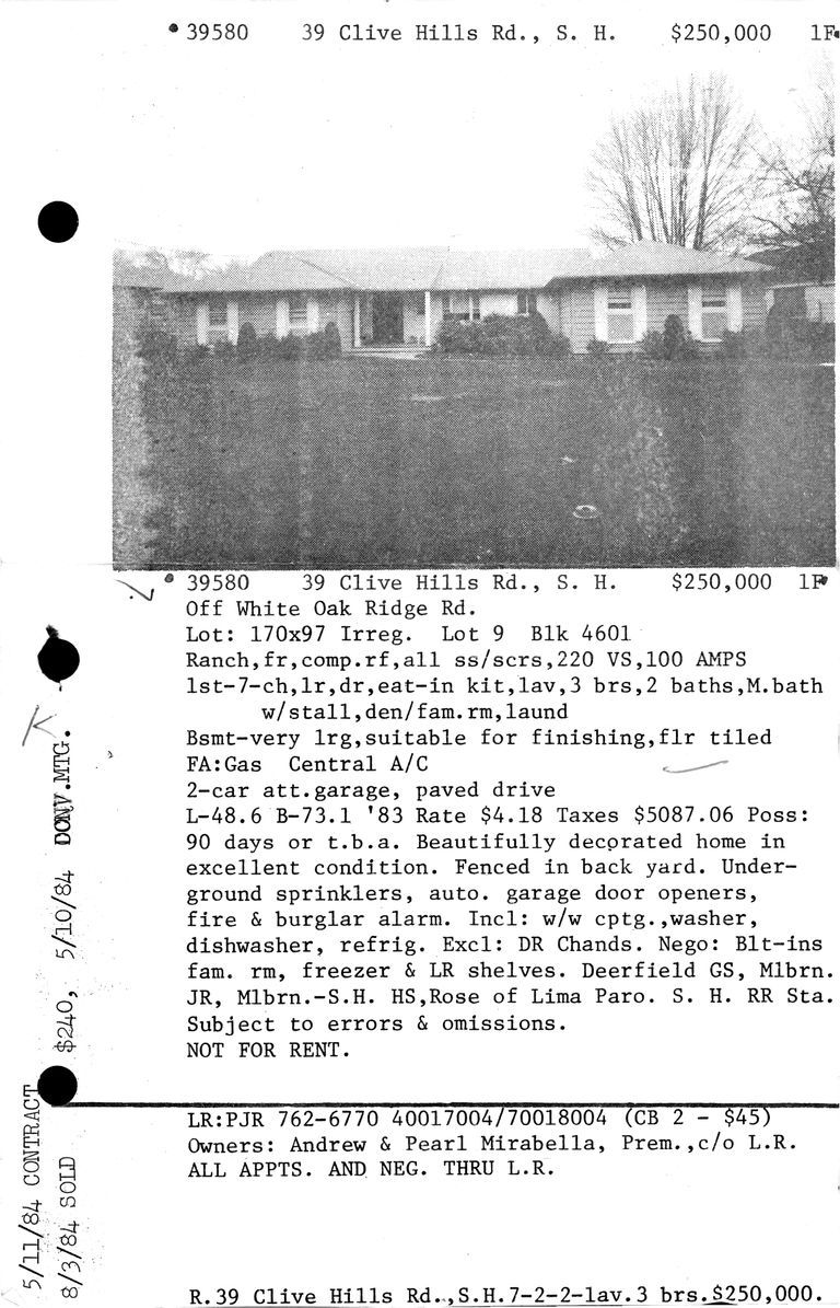          39 CLIVE HILLS ROAD picture number 1
   