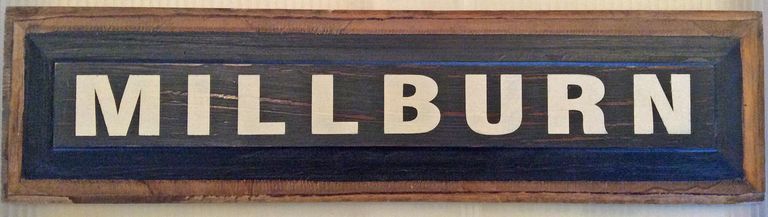          Millburn Wooden Sign picture number 1
   