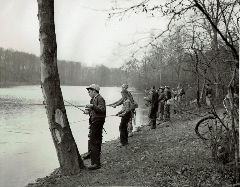         Fishing: Opening Day of Trout Season, 1941 picture number 1
   