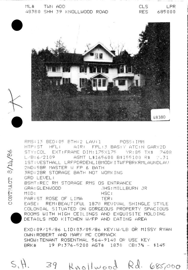          39 KNOLLWOOD ROAD picture number 1
   