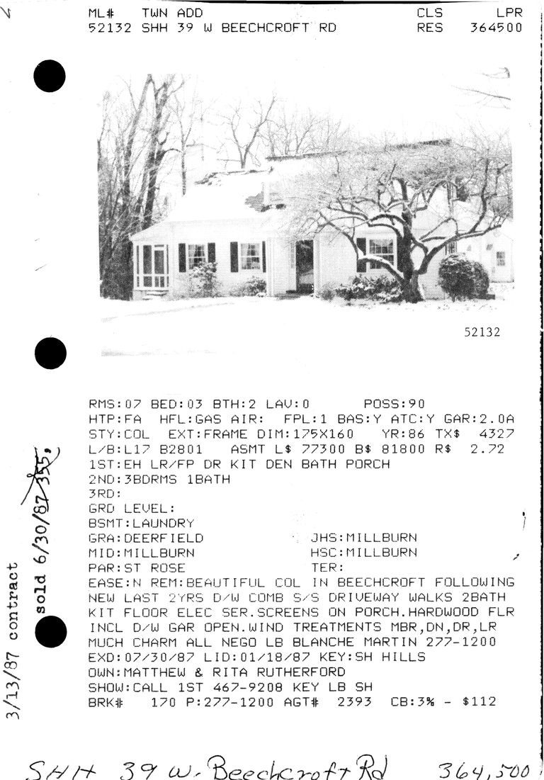          39 WEST BEECHCROFT ROAD picture number 1
   