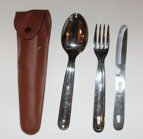          Scouts: Boy Scout Utensil Kit (spoon, fork, knife and plastic case) picture number 1
   