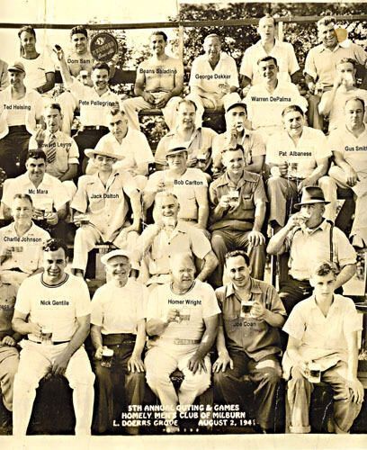          Homely Men's Club outing at Doerr's Grove, 1941 picture number 1
   