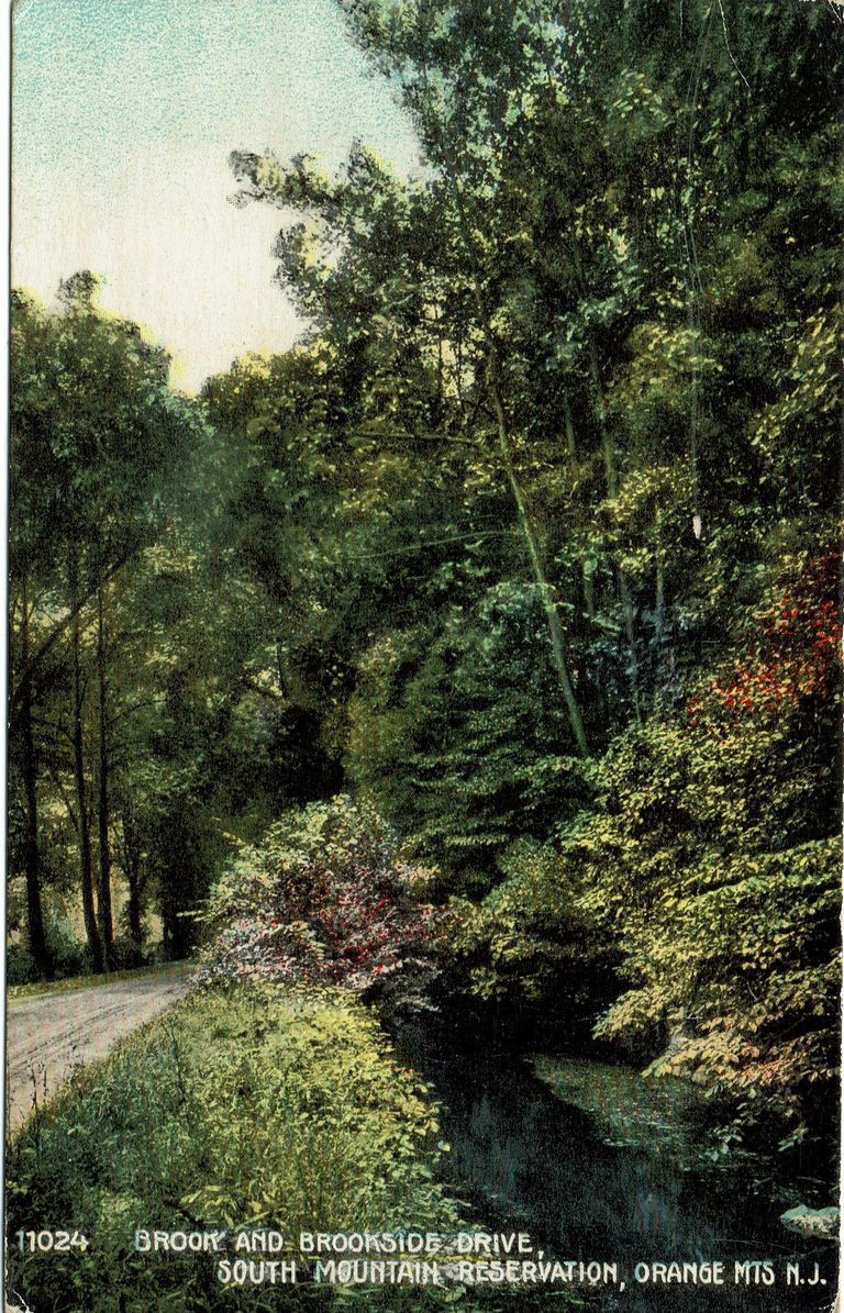          Brookside Drive: Brook and Brookside Drive, South Mountain Reservation picture number 1
   