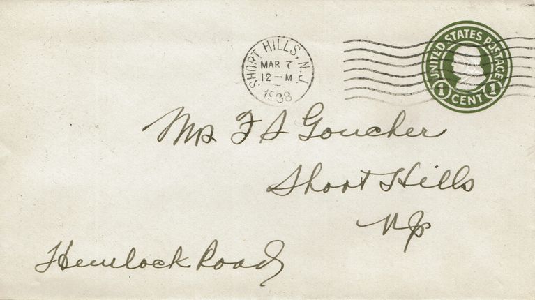          Goucher: Envelopes and postcards Addressed to Mrs. Frederick S. Goucher and Elizabeth L. Goucher, c. 1938 picture number 1
   