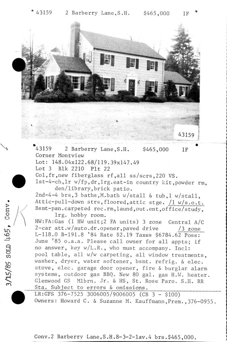          2 BARBERRY LANE picture number 1
   