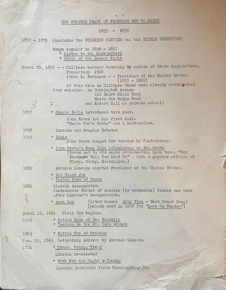          Centennial: One Hundred Years of Progress Set to Music Program, 1957 picture number 1
   