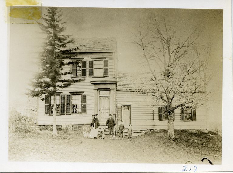          White Oak Ridge Road at Great Hills Road. Now 5 White Oak Ridge Road.; Photo ID# 317
   