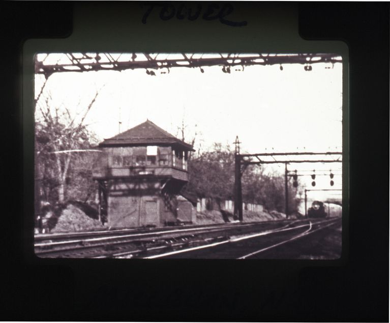          Delaware, Lackawanna & Western Tower at Millburn NJ, 1952 picture number 1
   