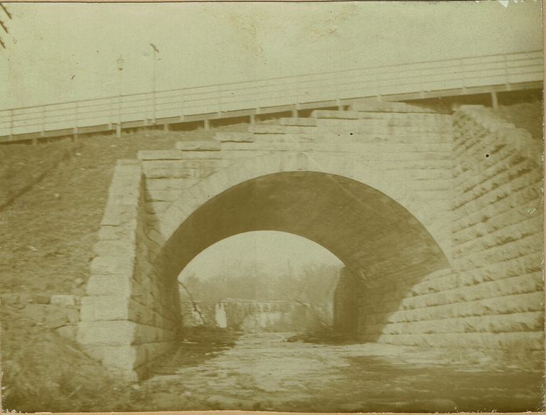          Bridge Over Stream Near Millburn Station, 1900 picture number 1
   