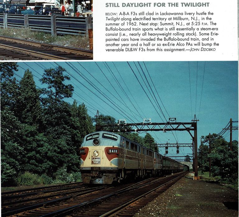         Railroad: Twilight Lackawanna Train, 1962 picture number 1
   
