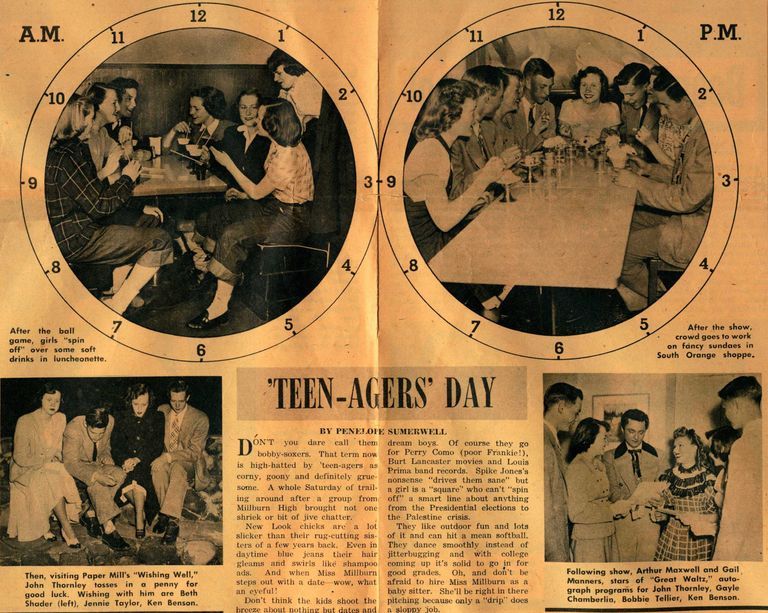          Millburn High School: Teen-ager's Day, 1948 picture number 1
   