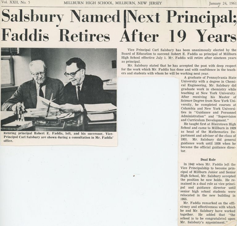          Faddis: Robert Faddis Retirement, 1961 picture number 1
   