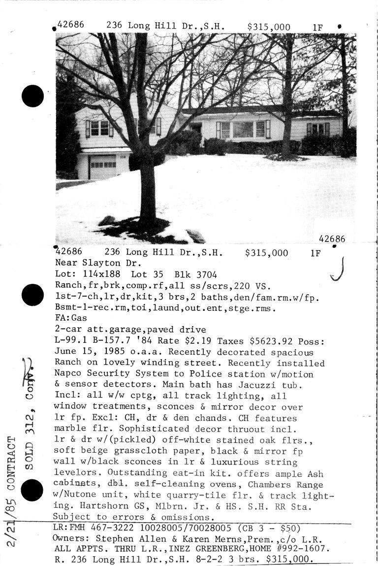          236 LONG HILL DRIVE picture number 1
   