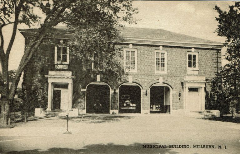          Fire Department: Millburn Fire House, Town Hall, Municipal Building picture number 1
   