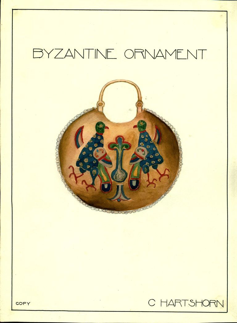          Hartshorn: Cora Hartshorn English Byzantine Ornament Design picture number 1
   