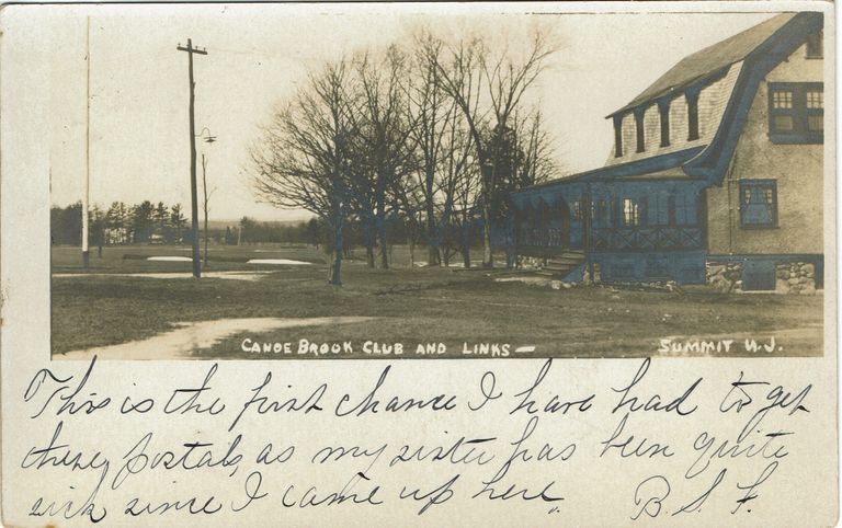         Canoe Brook Country Club Postcard, 1905 picture number 1
   