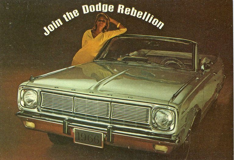          Jowitt Motors Inc Dodge Dart GT Convertible Postcard, 1966 picture number 1
   