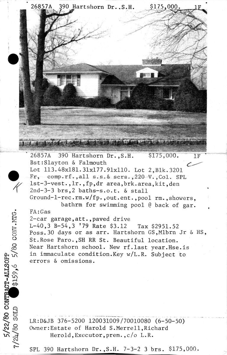          390 HARTSHORN DRIVE picture number 1
   