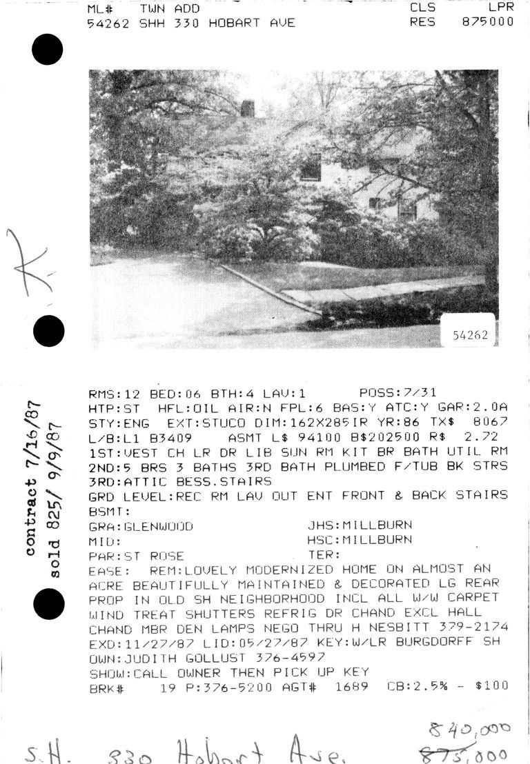          330 HOBART AVENUE picture number 1
   