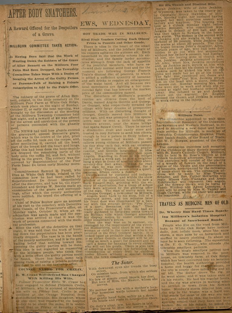          Flanagan Scrapbook: Grave Robbers, Fruit Vendors, page 23 picture number 1
   