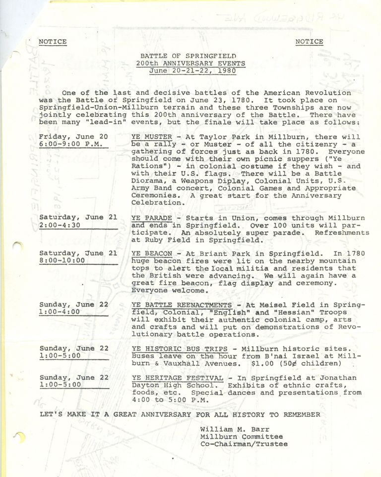          Battle of Springfield: 200th Anniversary Events, 1980 picture number 1
   