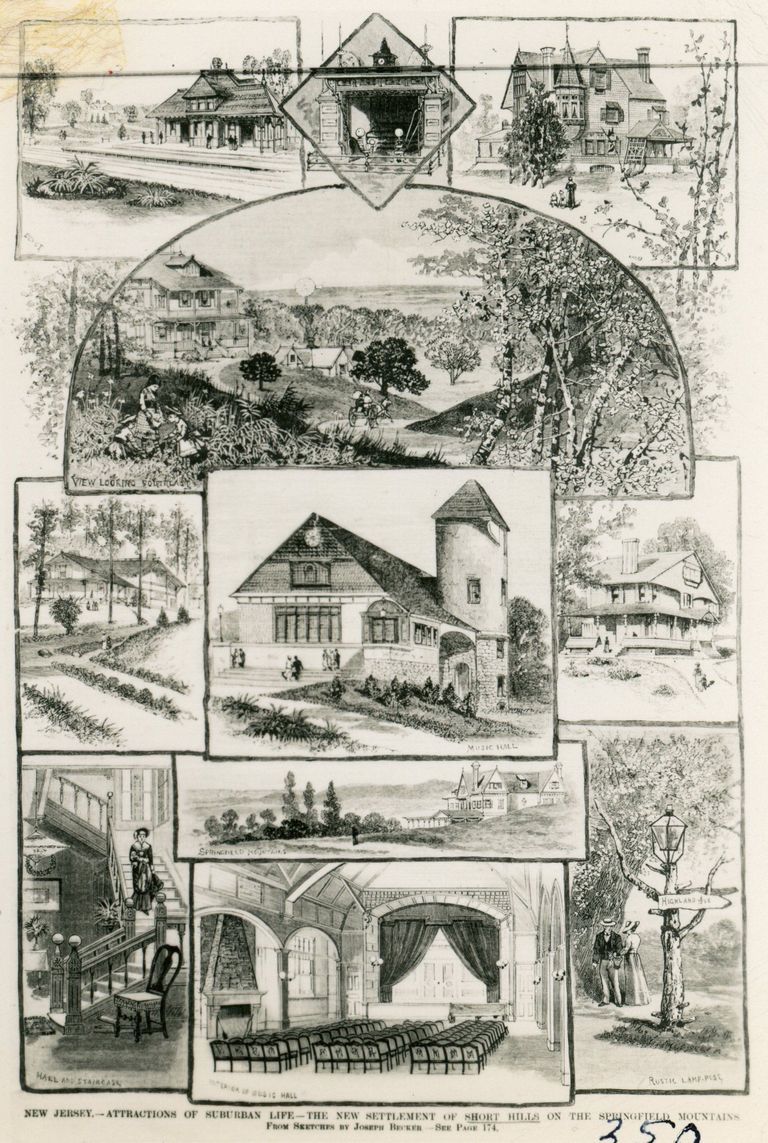          Frank Leslie's Illustrated Newspaper, Views of Short Hills, November 13, 1880 picture number 1
   