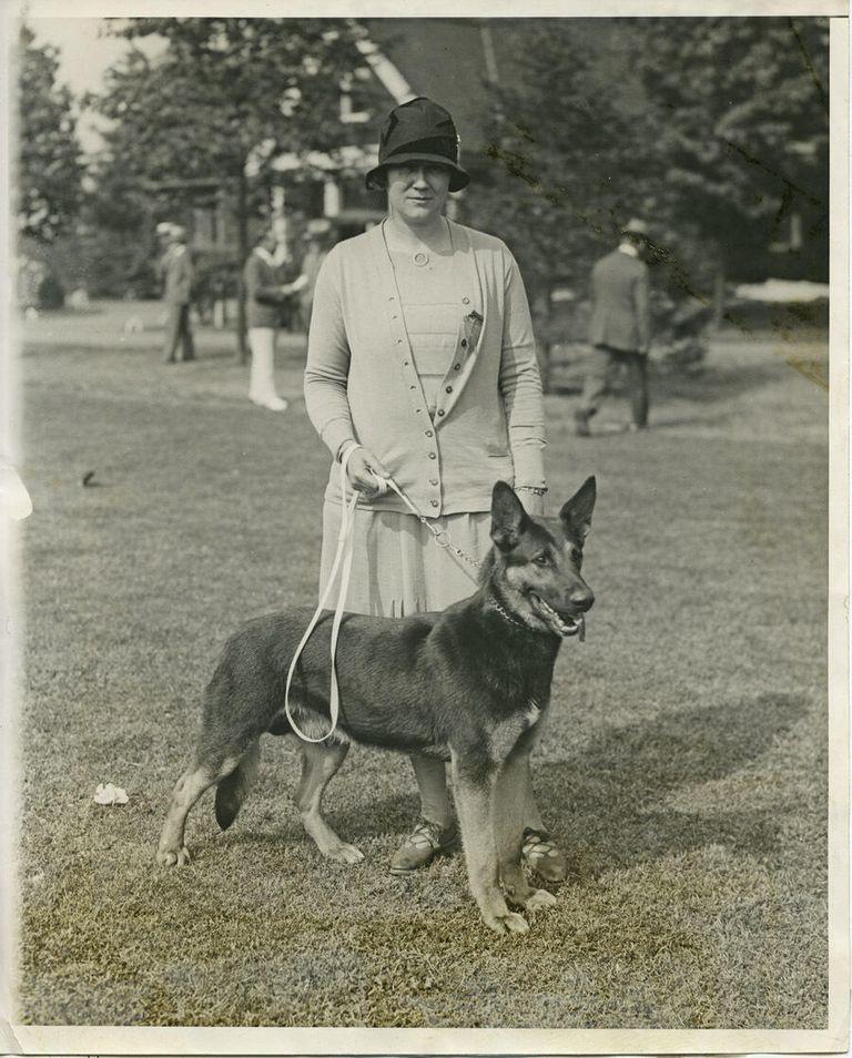          Baiter: Mrs. Charles Baiter of Short Hills & Her Dog picture number 1
   