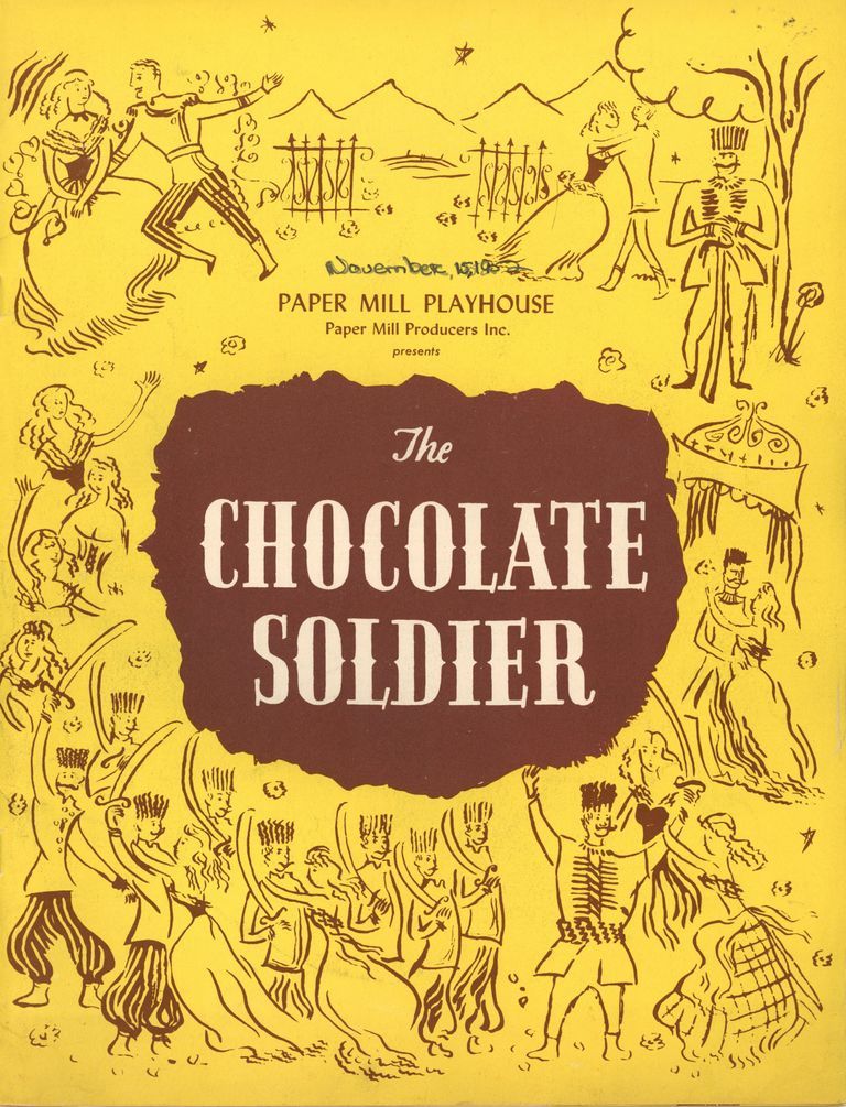          Paper Mill Playhouse Program: 1952 The Chocolate Solider Souvenir Program picture number 1
   