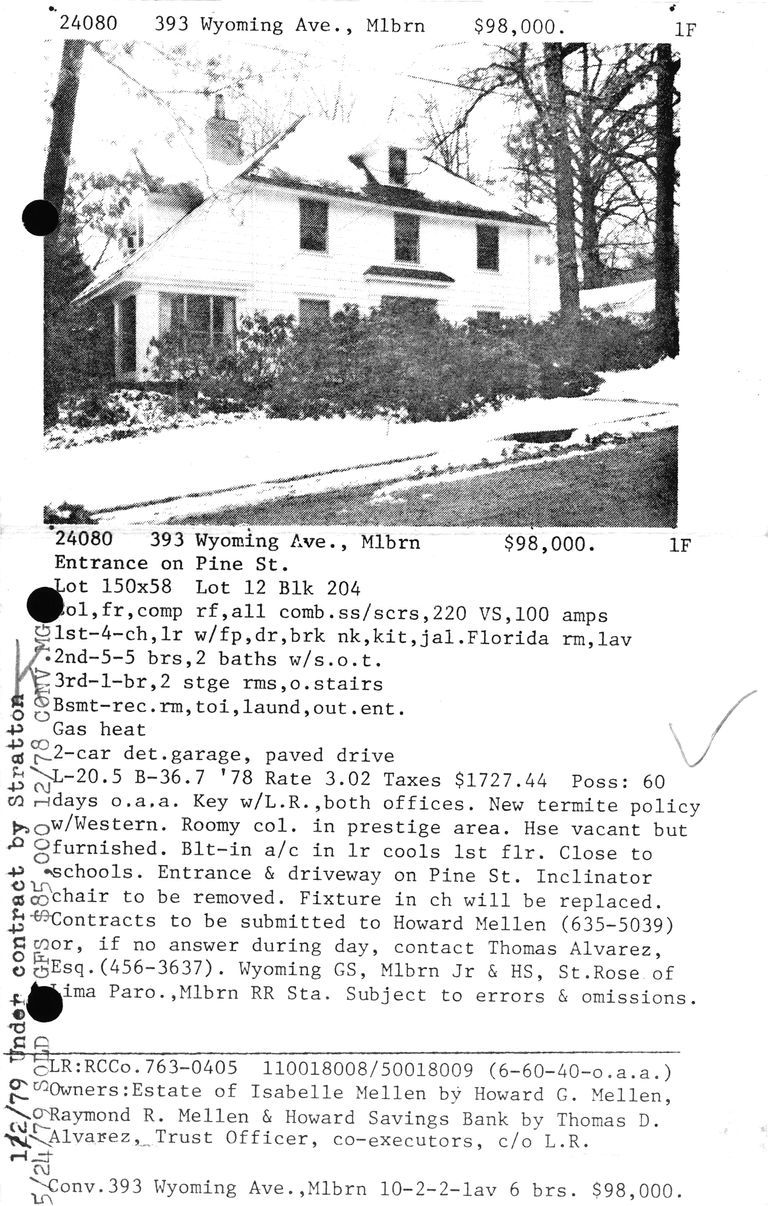          393-WYOMING-AVENUE picture number 1
   