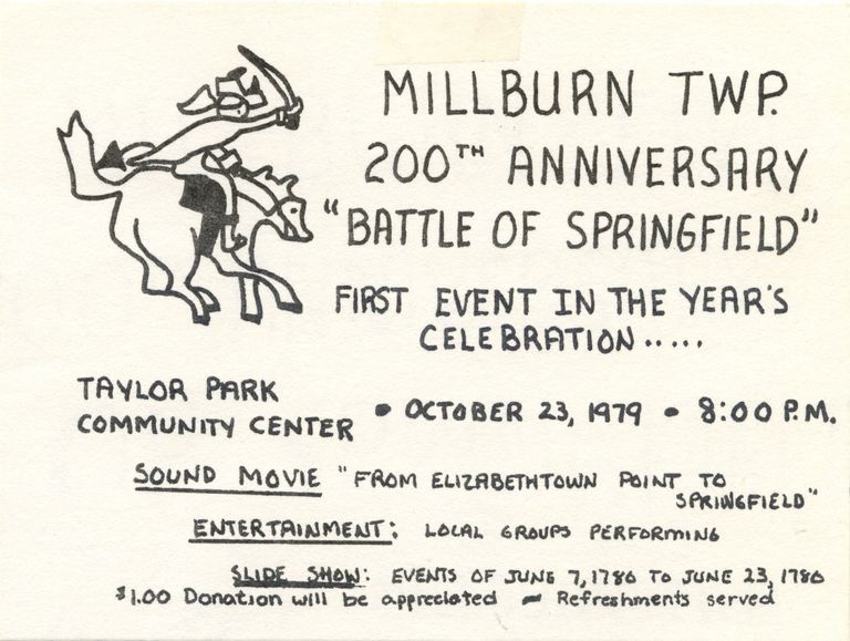          Battle of Springfield: Invitation to the Bicentennial Celebration, 1980 picture number 1
   