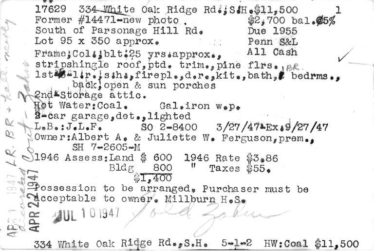          334-WHITE-OAK-RIDGE-ROAD picture number 1
   