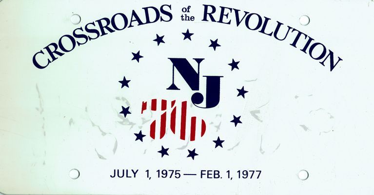          Bicentennial: Crossroads of the Revolution Bicentennial Souvenir License Plate, 1976 picture number 1
   