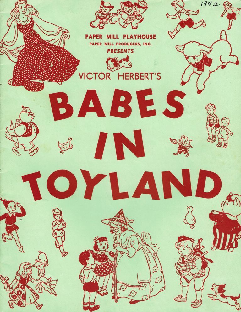 Babes in Toyland, 1942 Paper Mill Playhouse Souvenir Program picture number 1