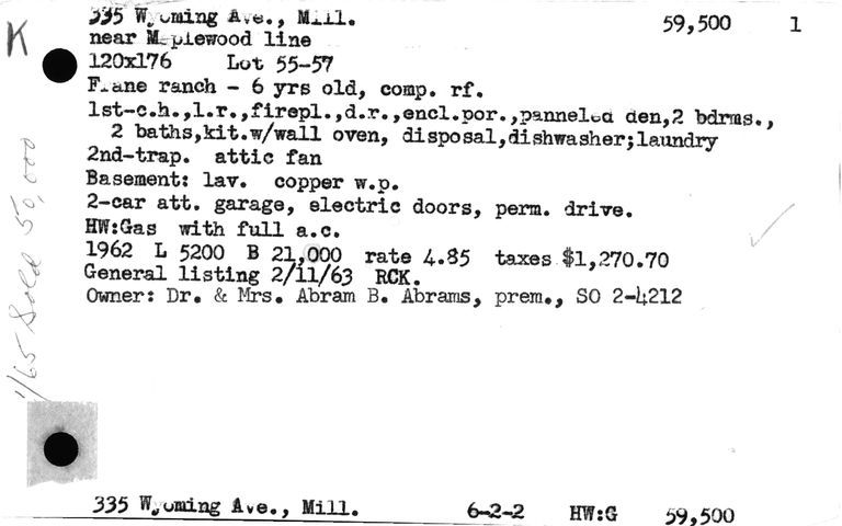          335-WYOMING-AVENUE picture number 1
   